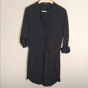 Brass Black Shirtdress